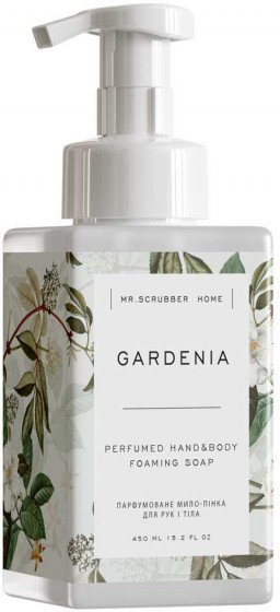 Mr.Scrubber Perfumed Hand & Body Foaming Soap "Gardenia" - Парфюмированное мыло-пенка для рук и тела