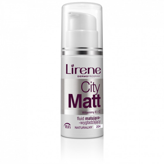 Lirene City Matt Matting-Smoothing Foundation - Тональный крем с матирующим и выравнивающим эффектом