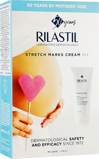 Rilastil Stretch Marks Cream 1+1 - Набор по уходу за кожей тела