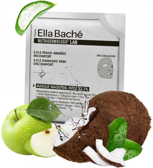 Ella Bache Nutridermologie Lab Face Masque Magistral Intex 43,3 % - Восстанавливающая тканевая маска для лица - 2