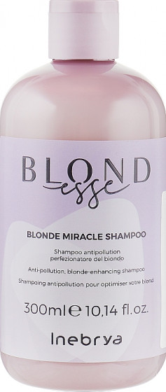 Inebrya Blondesse Blonde Miracle Shampoo - Хелатирующий шампунь для волос цвета блонд