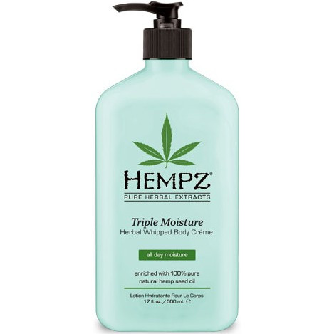 Hempz Triple Moisture Herbal Whipped Body Creme - Нежный увлажняющий крем для тела тройного действия