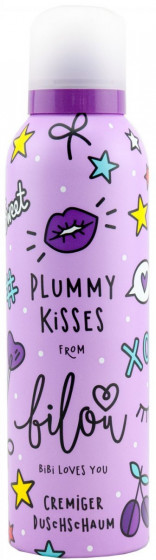 Bilou Shower Foam Plummy Kisses - Пенка для душа "Сливовые поцелуи"