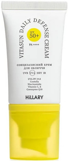 Hillary VitaSun Daily Defense Cream SPF50+ - Солнцезащитный крем