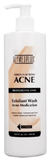 GlyMed Plus Serious Action Exfoliant Wash - Эксфолиант для умывания с 2.5% перекисью бензоила