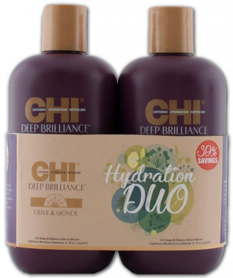 CHI Deep Brilliance Hydration Duo - Набор для волос