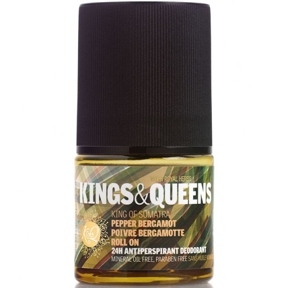 Kings & Queens King of Sumatra Pepper Bergamot Roll-on Deodorant - Дезодорант Король Суматры бергамот-перец