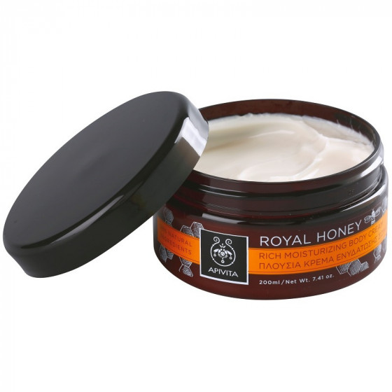 Apivita royal honey rich moisturizing body cream - Увлажняющий крем для тела "Королевский мед" - 1