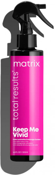 Matrix Total Results Keep Me Vivid Color Lamination Spray - Спрей-ламинатор для запечатывания цвета ярких окрашенных волос - 3