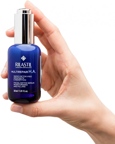 Rilastil Multirepair Facial Detox Serum - Антиоксидантная восстанавливающая сыворотка для лица с эффектом лифтинга - 2