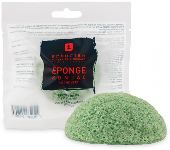Erborian Green Tea Konjac Sponge - Спонж конняку с зеленым чаем