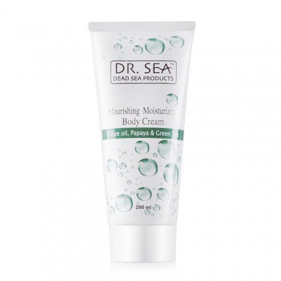 Dr. Sea Body Cream - Питательный и увлажняющий крем для тела с маслами оливы, папайи и экстрактом зеленого чая