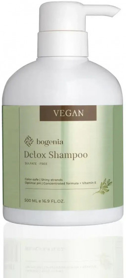 Bogenia Vegan Detox Shampoo BG409 №001 - Бессульфатный шампунь для волос