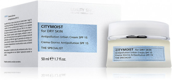 Beauty Spa Citymoist Cream SPF15 - Гиалуроновый защитный крем для сухой и обезвоженной кожи лица