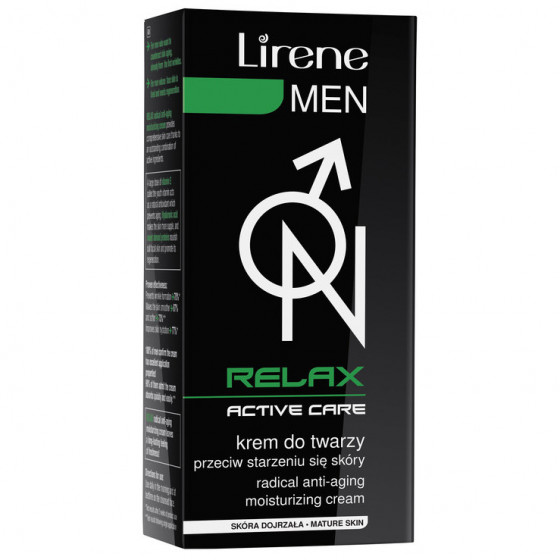 Lirene Men Relax Face Cream - Антивозрастной крем для лица