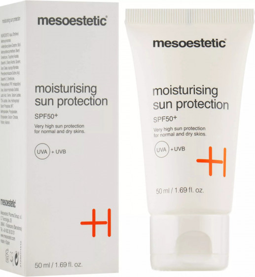 Mesoestetic Moisturising Sun Protection SPF50+ - Солнцезащитный увлажняющий крем для лица - 1