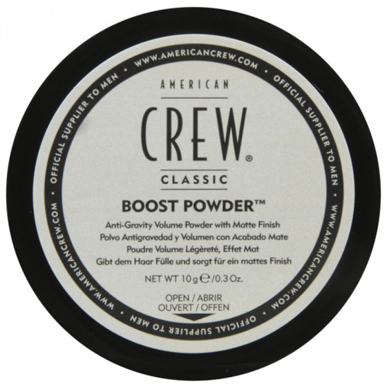 American Crew Boost Powder - Антигравитационная пудра для объема с матовым эффектом