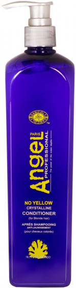 Angel Professional No Yellow Crystalline Conditioner - Кондиционер для нейтрализации желтого пигмента