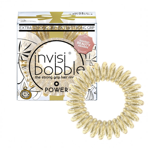 Invisibobble Power Golden Adventure - Резинки для волос экстра-сильной фиксации