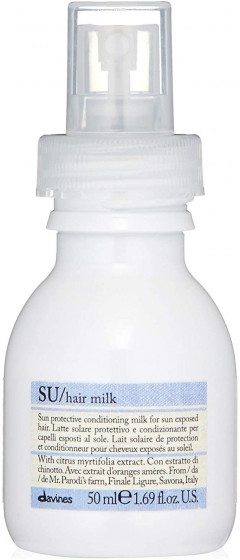 Davines Su Hair Milk - Увлажняющее молочко для защиты волос от солнца