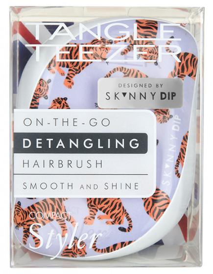 Tangle Teezer Compact Styler Skinny Dip Trendy Tiger - Расческа для волос - 8