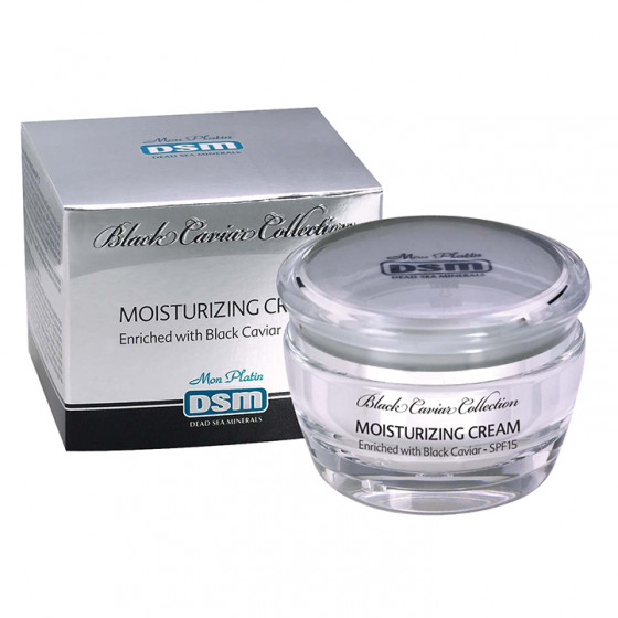 Mon Platin DSM Black Caviar Moisturizing Cream SPF 15 - Увлажняющий крем с фотозащитным фактором SPF 15