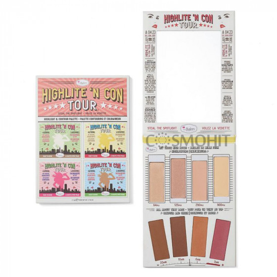 The Balm Palettes Highlite 'N Con Tour - Палетка хайлайтеров