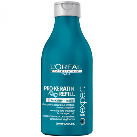 L’Oreal Professionnel Serie Expert Pro-Keratin Refill Shampoo - Шампунь для поврежденных и ломких волос