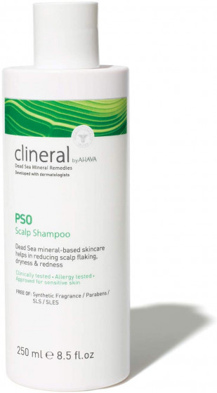 Ahava Clineral Pso Scalp Shampoo - Шампунь для чувствительной кожи головы - 3