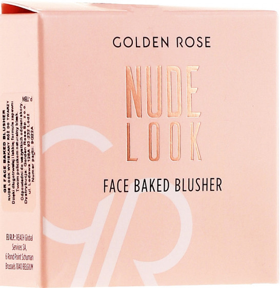 Golden Rose Nude Look Face Baked Blusher - Румяна для лица - 2