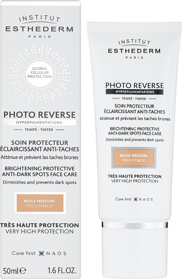 Institut Esthederm Photo Reverse Tinted Cream - Крем с тоном для пигментированной кожи лица - 1