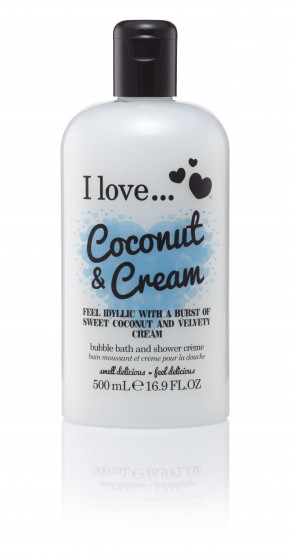 I Love Coconut & Cream Bath & Shower Creme - Крем для ванны и душа "Кокос со сливками"