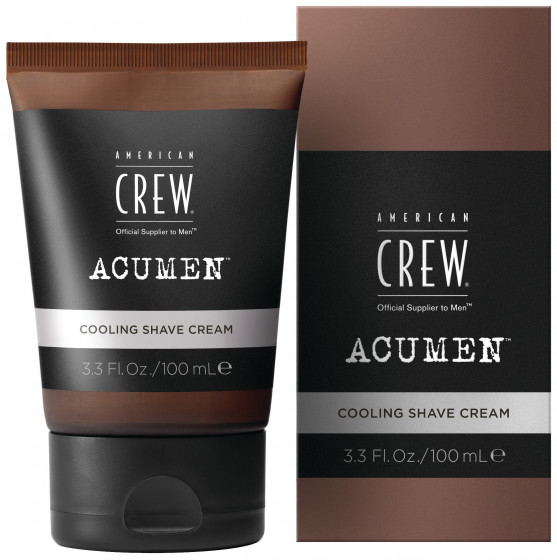 American Crew Acumen Cooling Shave Cream - Освежающий крем для бритья