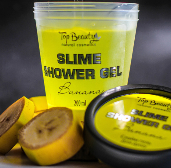 Top Beauty Slime Shower Gel Banana - Слайм-гель для душа (банан) - 1