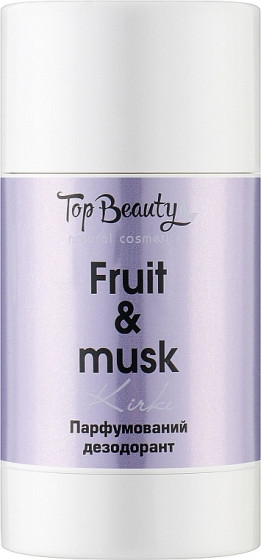 Top Beauty Fruit & musk - Дезодорант сухих парфюмирований с пробиотиком