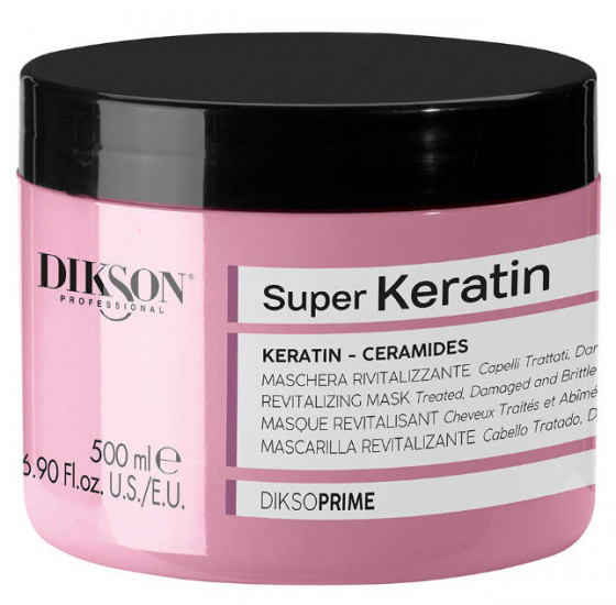 Dikson Dikso Prime Super Keratin Revitalizing Mask - Ревитализирующая маска для волос с кератином