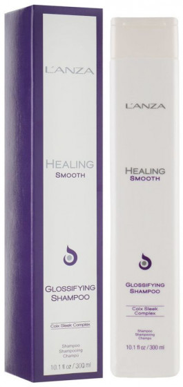 L'anza Healing Smooth Glossifying Shampoo - Разглаживающий шампунь для блеска волос - 1