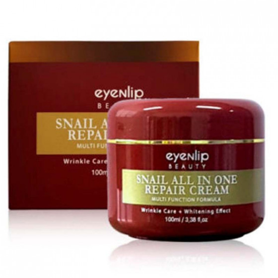 Eyenlip Snail Repair Eye Cream - Восстанавливающий крем для глаз с улиточным муцином - 1