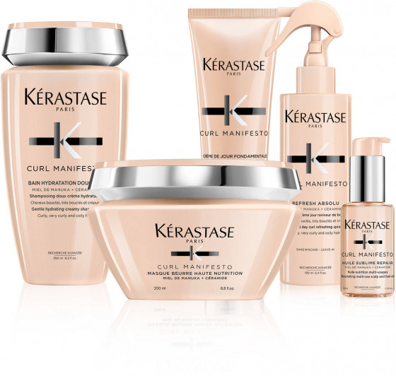 Kerastase Curl Manifesto Masque Beurre Haute Nutrition - Экстра-питательная маска для непослушных, вьющихся и кудрявых волос - 5