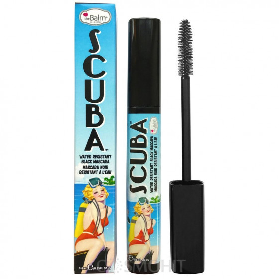 TheBalm Scuba Water Resistant Black Mascara - Водостойкая тушь для ресниц 