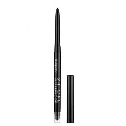 Deborah 24Ore Waterproof Eye Pencil - Косметический карандаш для глаз водостойкий №01