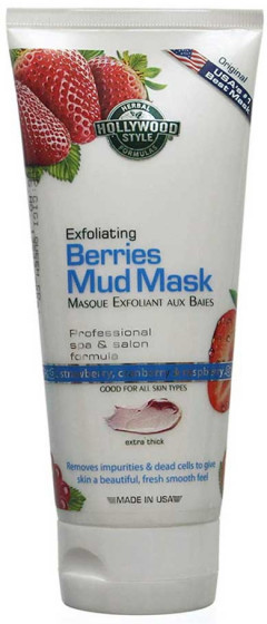 Hollywood Style Exfoliating Berries Mud Mask - Отшелушивающая грязевая маска с ягодами