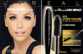 L'Oreal Extra Volume Collagene - Тушь с эффектом объема миллиона ресниц - 1