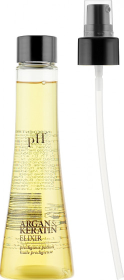 pH Laboratories Argan&Keratin Elixir - Эликсир для волос - 1