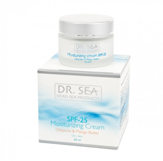 Dr. Sea Moisturizing Cream Oblipicha & Mango Butter SPF 25 - Увлажняющий крем с маслами облепихи и манго SPF 25