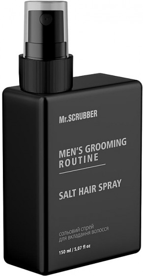 Mr.Scrubber Men's Grooming Routine Salt Hair Spray - Солевой спрей для укладки волос