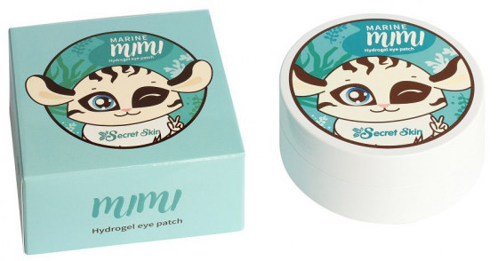 Secret Skin Marine Mimi Hydrogel Eye Patch - Гидрогелевые патчи для глаз с экстрактом морских водорослей - 1