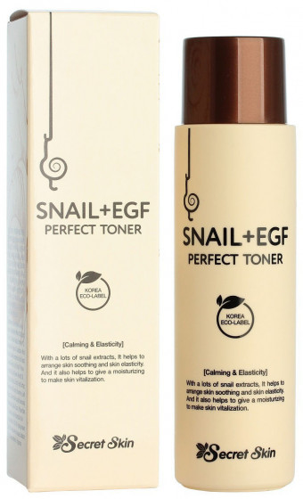 Secret Skin Snail Perfect Toner - Тонер для лица с муцином улитки