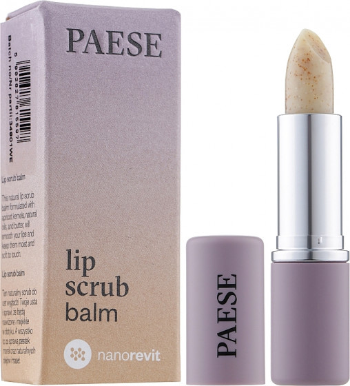 Paese Nanorevit Lip Scrub Balm - Бальзам-скраб для губ