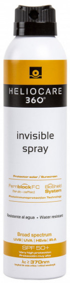 Cantabria Heliocare 360º Invisible Spray SPF50+ - Солнцезащитный спрей-невидимка